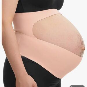 Maternity Belly Support Band - Nude Pink
